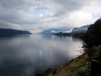 Een laatste blik op de Columbia River