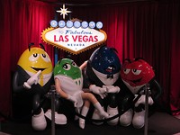 M&M in Las Veags
