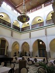 Het interieur van een Riad = stadspaleis