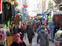 De hoofdstraat van Essaouira