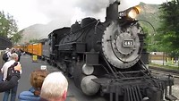 De 8:00 uur trein vertrekt.