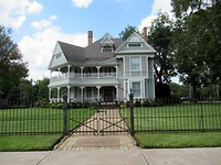 Een oud huis in Bastrop 1888