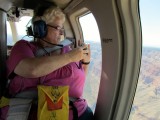 Diny in helikopter
