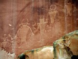 Petroglyphen in Capitol Reef