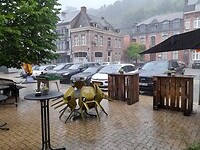 Dinant in de regen