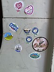 Meloenstickers. De grootste is van vandaag.