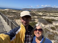 Wandelen met Mel door de duinen.