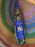 Lekkere en leuke fles wijn.