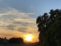 1,5 uur mooie zonsondergang.