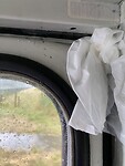 Gat in de bus dichten.