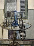 Armand van der Lick - Interier met blauwe fles