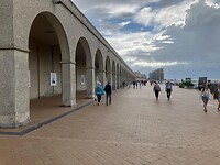 Mooie foto van de boulevard