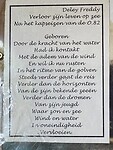 Bericht in de visserskapel