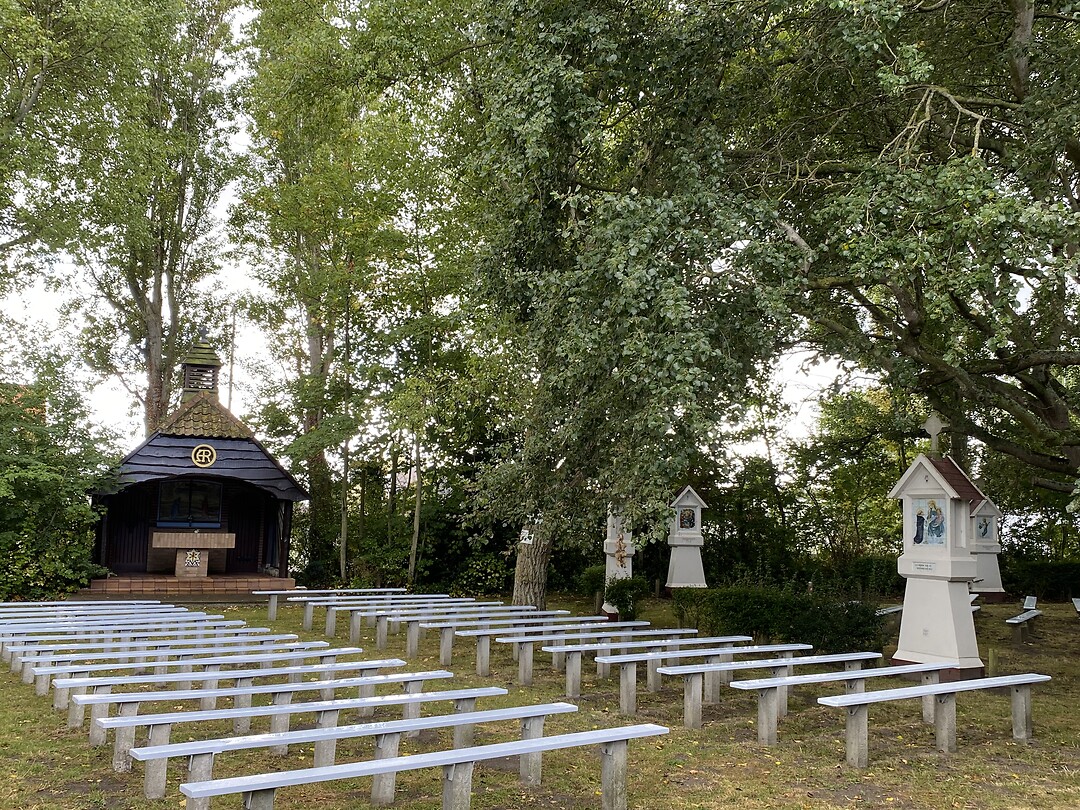 Openluchtdiensten bij de visserskapel