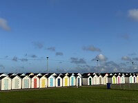 Zo'n mooi kleurrijk rijtje onderweg