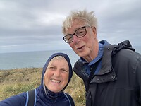 Veel wind aan zee