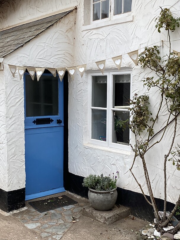 Leuk straatje in Hope Cove