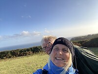 Wandelen naar het Minack Theatre