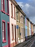 Mooi gekleurde huizen