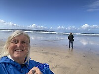 Op het strand
