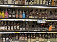Sterke drank allemaal beveiligd in de Tesco