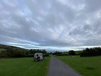 Campingplek  Rosewall met zicht op de zee