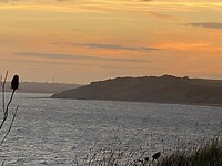 Zonsondergang aan zee bij Smugglers Inn