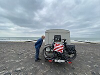 Kusje voor de bus