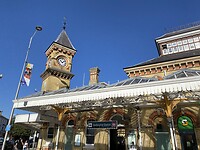 Het station in Eastbourne