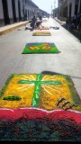 Street art tijdens Semana Santa in Leon