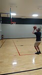 Shootin' hoops in church