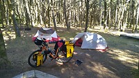 Laatste keer in de tent (deze reis dan)