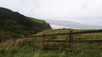 Uitzicht bij Mussenden Temple