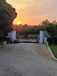 Zonsondergang bij Villa Leoni