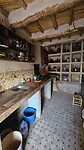 De moderne keuken in de berberwoning