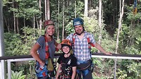 Canopy zipline door de bomen