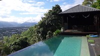 Ons uitzicht vanuit onze AirB&B in Cairns