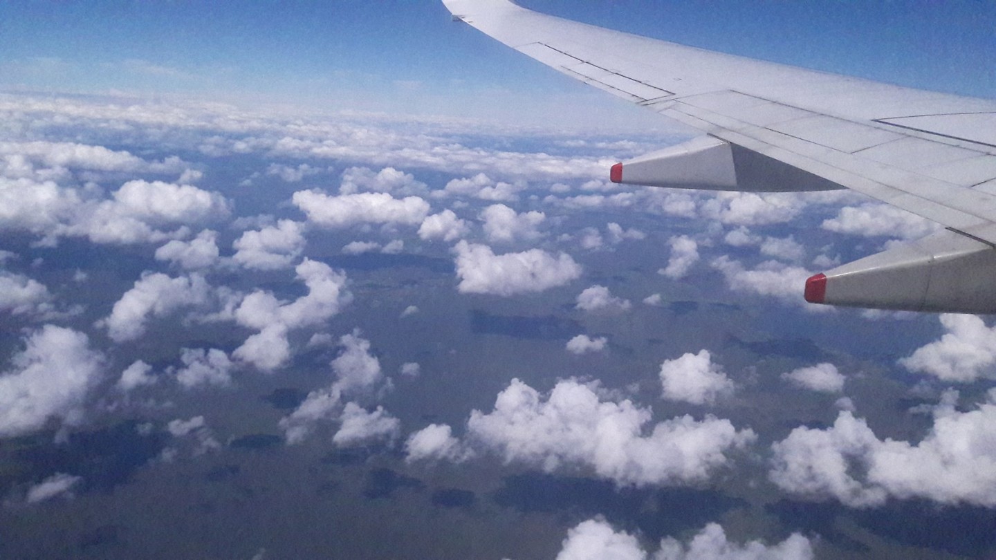 Hoog in de lucht