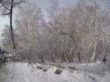 Uitzicht vanaf het observatiepunt boven Lake Baikal