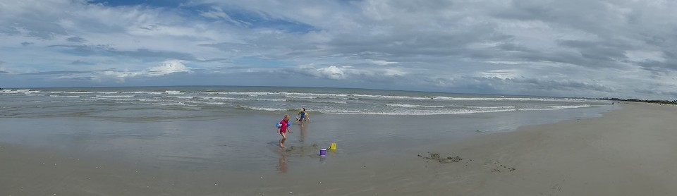Panoramafoto strand van Cape Canaveral