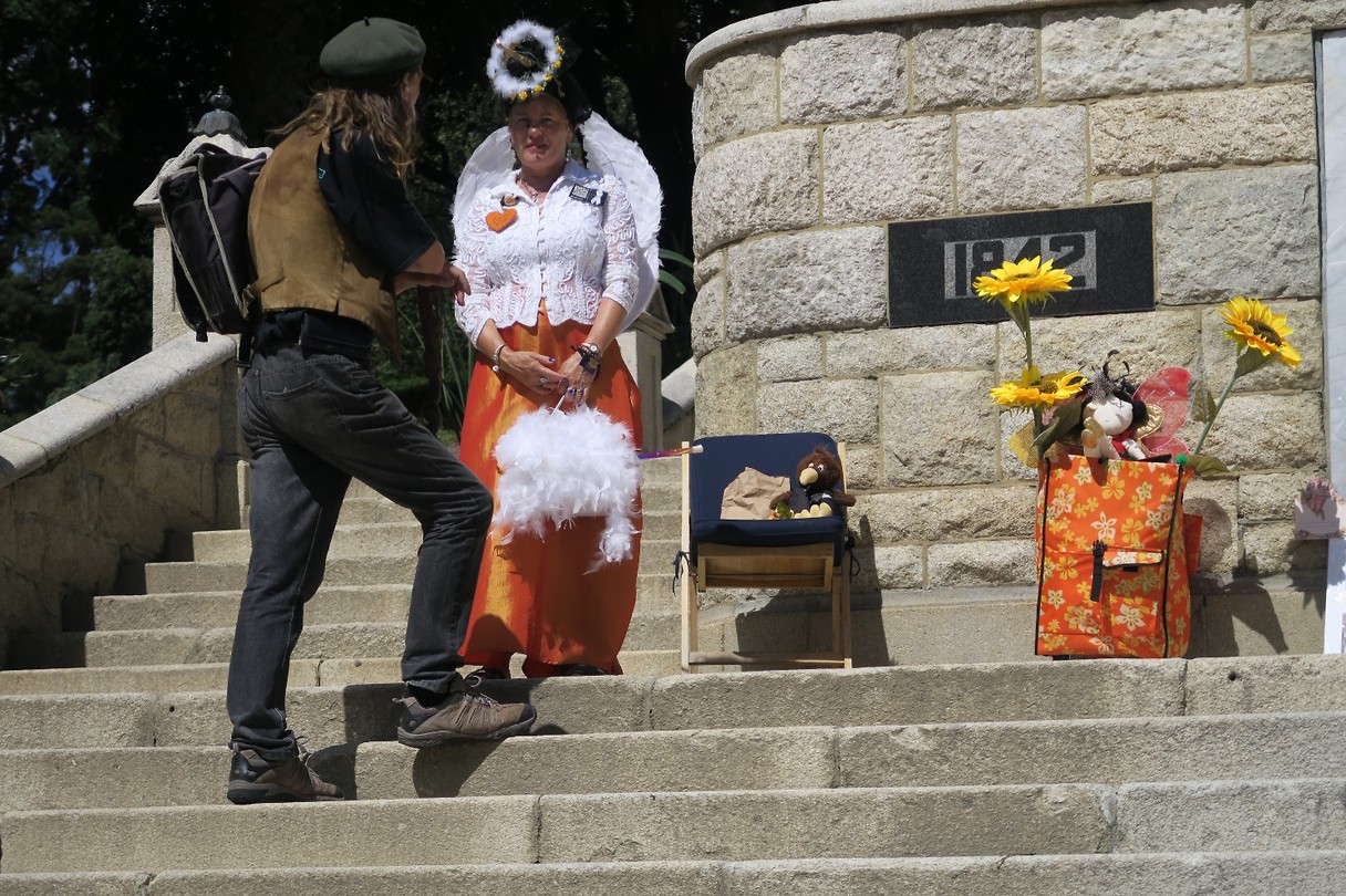 De Suffragette bij de Christ Church