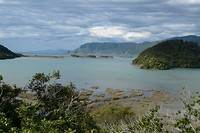 Cable Bay bij vloed