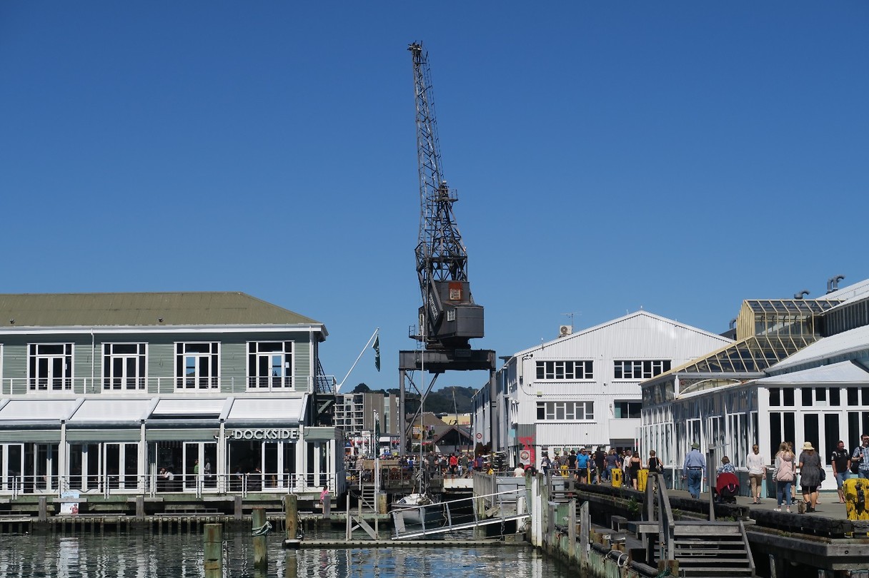 kranen bij de oude haven
