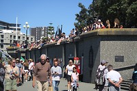 publiek bij regatta