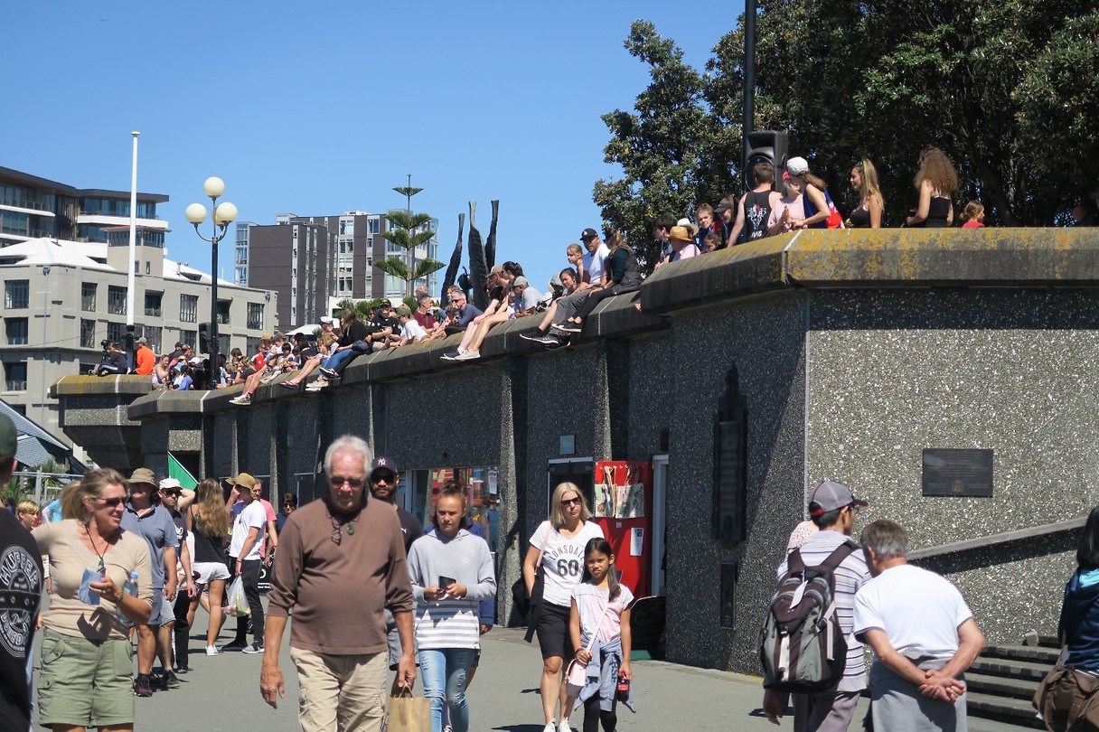 publiek bij regatta