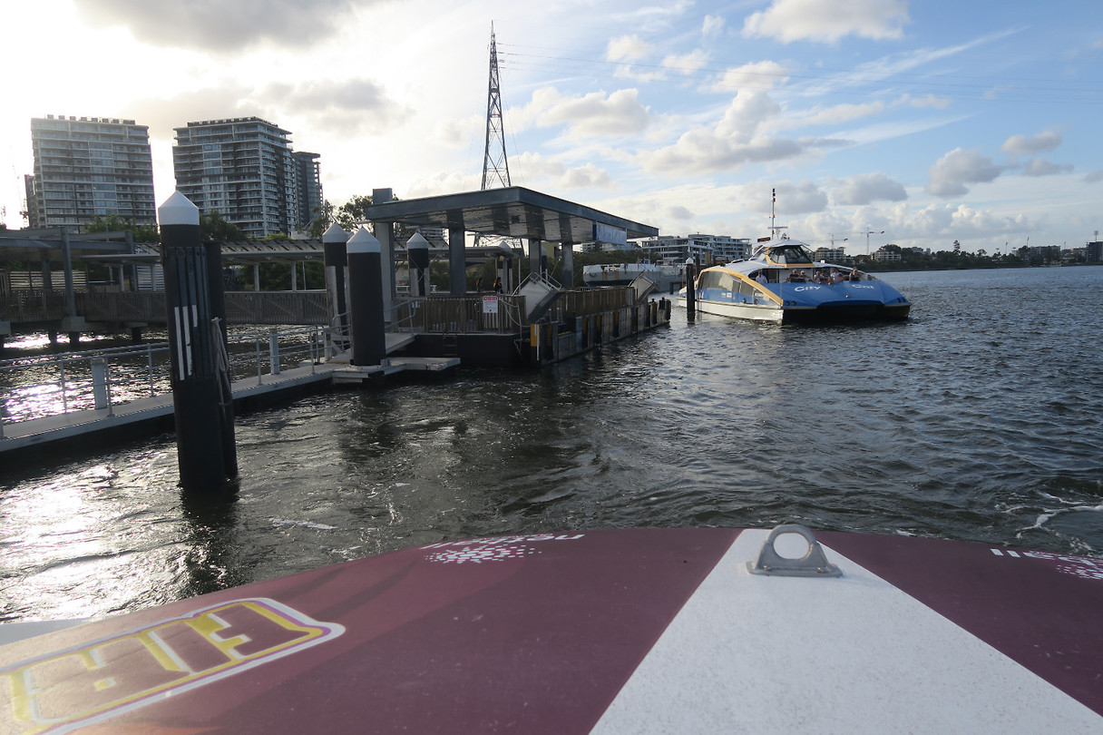 Voordek CityCat river Brisbane