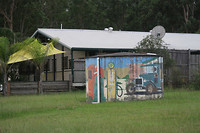 tankstation in de rimboe onderweg