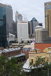 vanaf de Harbour bridge Sydney