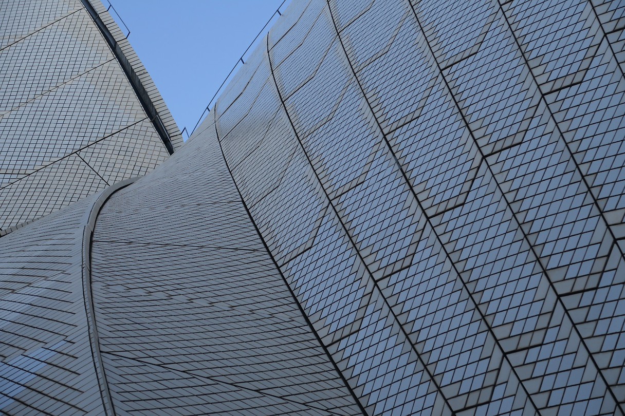 detail dak Opera house Sydney