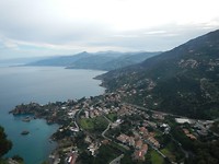 Cefalu vroeg in de morgen vanop het kasteel, hoogste vieuwpoint.